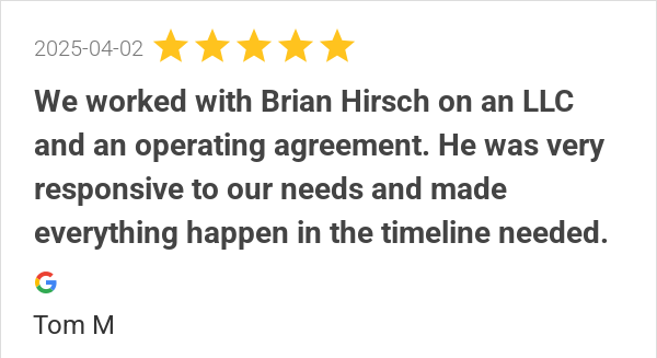 Trusted and Experienced Business Attorney