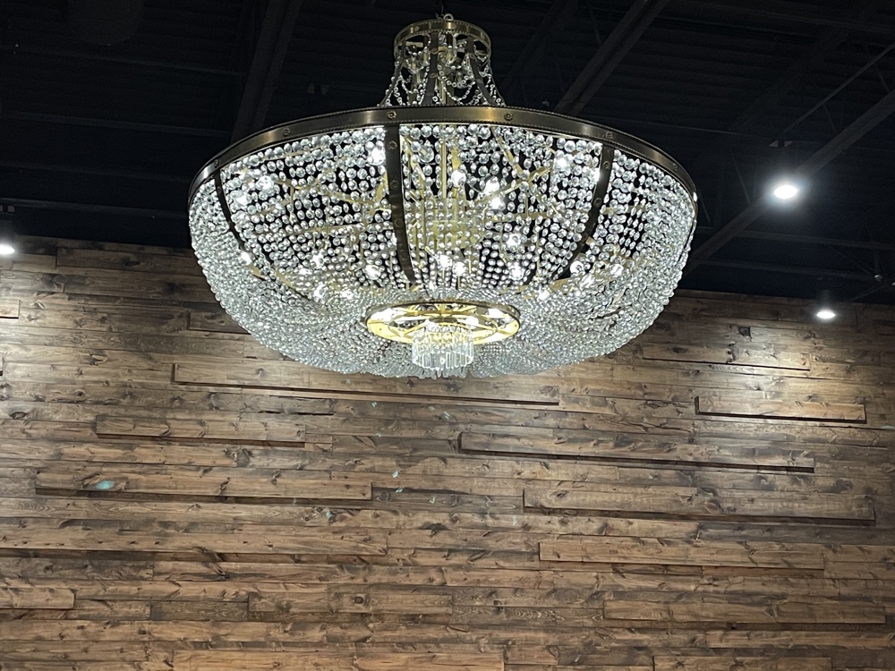 Chandelier recovered from downtown Cincinnati Ohio Hotel