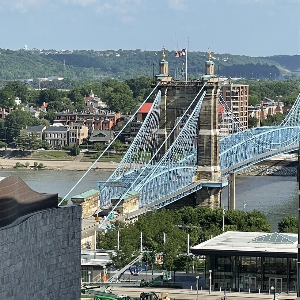 View from Shires Garden Cincinnati Ohio